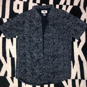 Boys shirt sleeve button down.